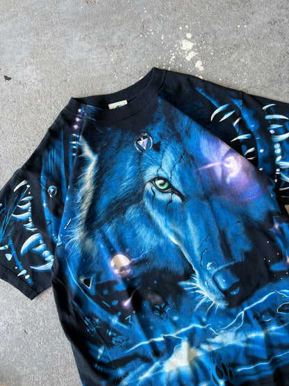 2001 Liquid Blue Wolf tee - Sz L & XL