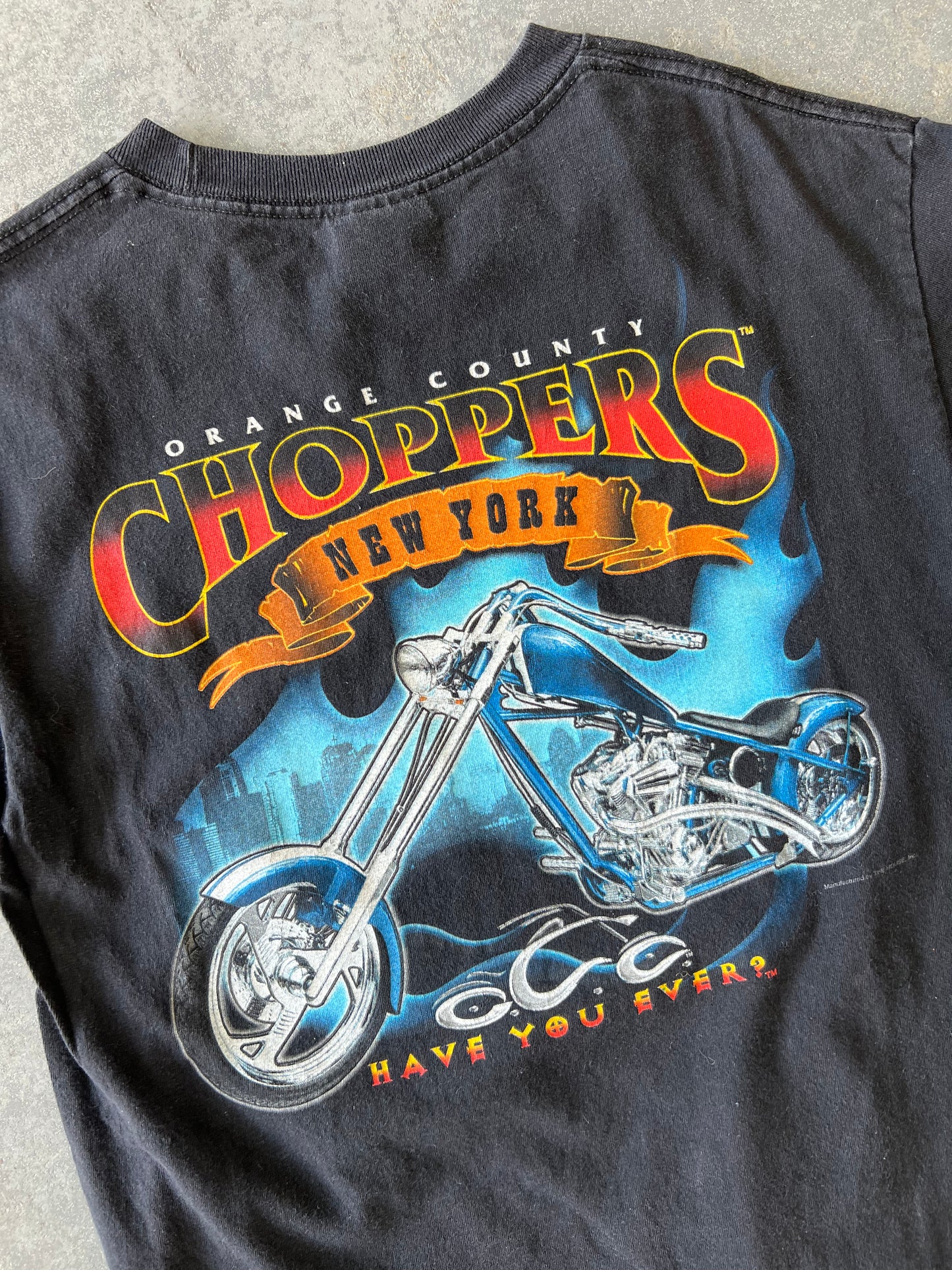 90s Orange County Choppers black tee - Sz M