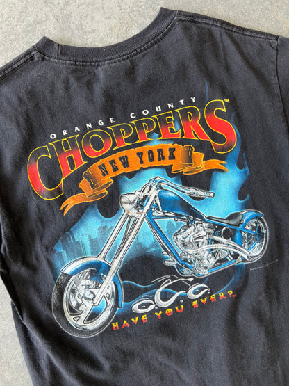 90s Orange County Choppers black tee - Sz M