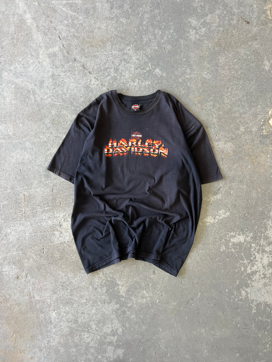 Y2K Harley Davidson Zanotti Black tee - Sz 3XL