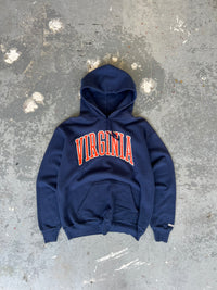 90s Virginia Navy Hoodie - Sz L