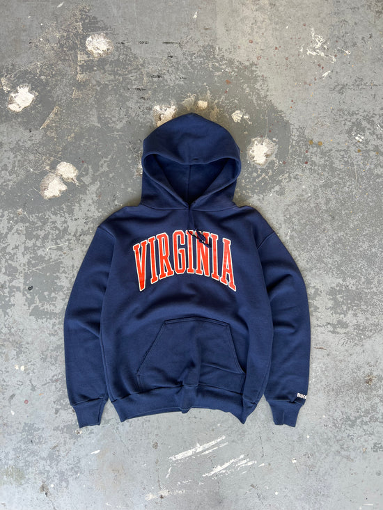 90s Virginia Navy Hoodie - Sz L
