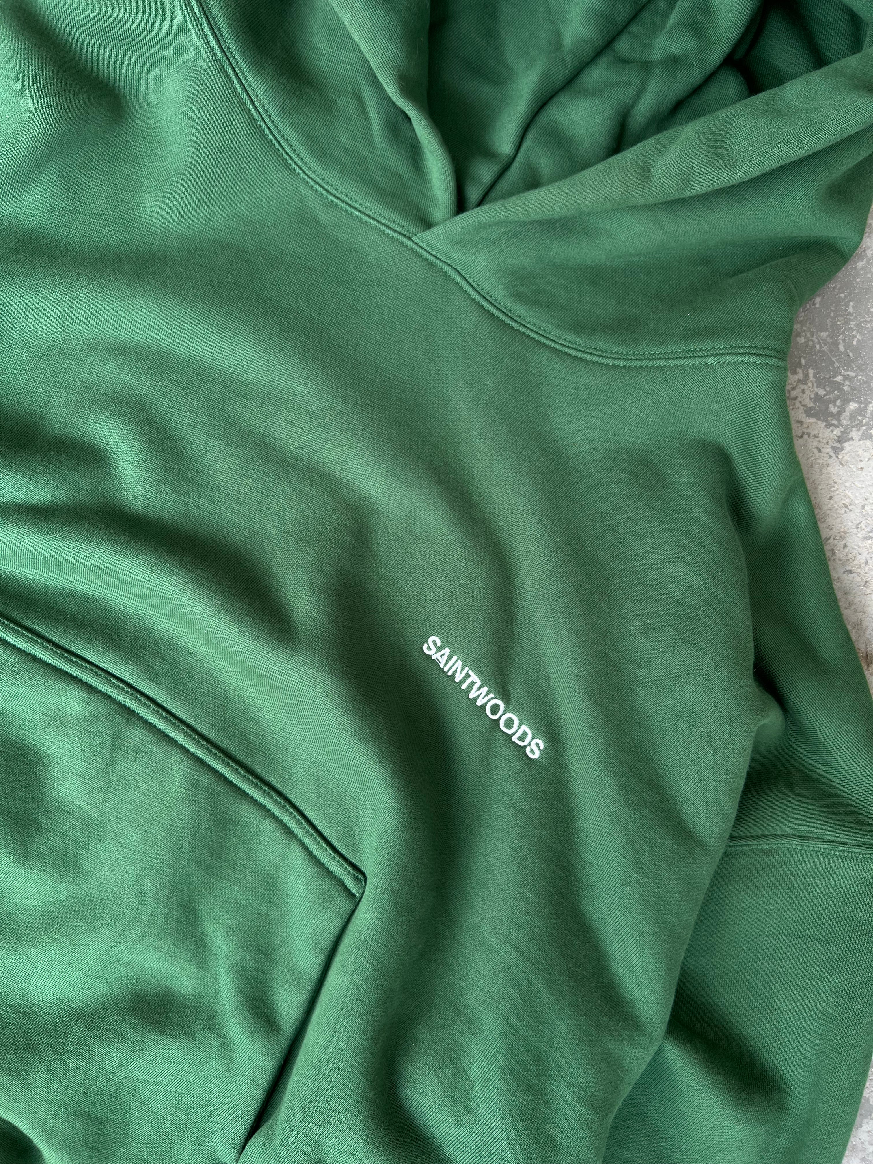 Saintswoods Forest Green basic hoodie - Sz XL