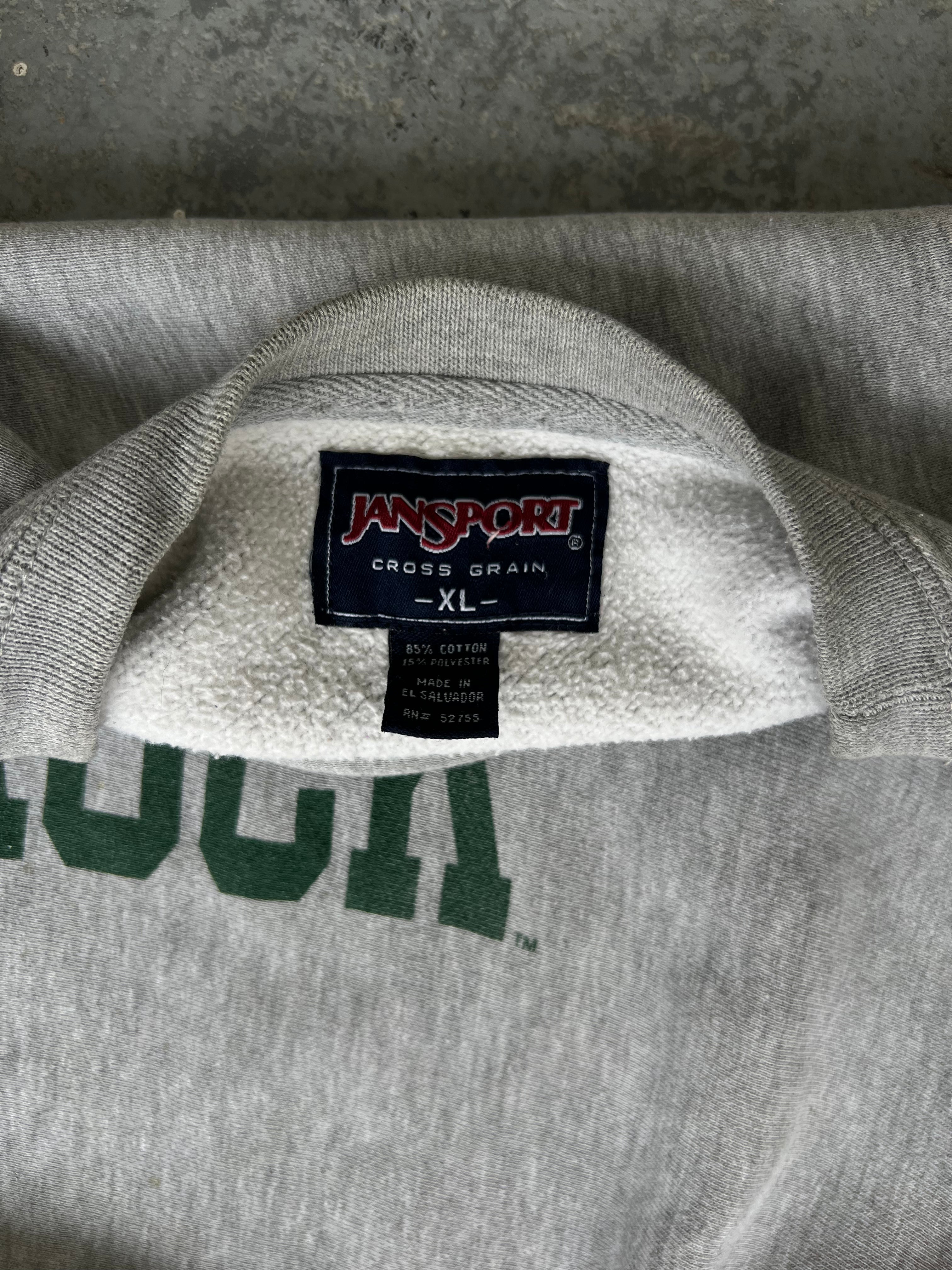 90s Slippery Rock Grey Crewneck - Sz XL