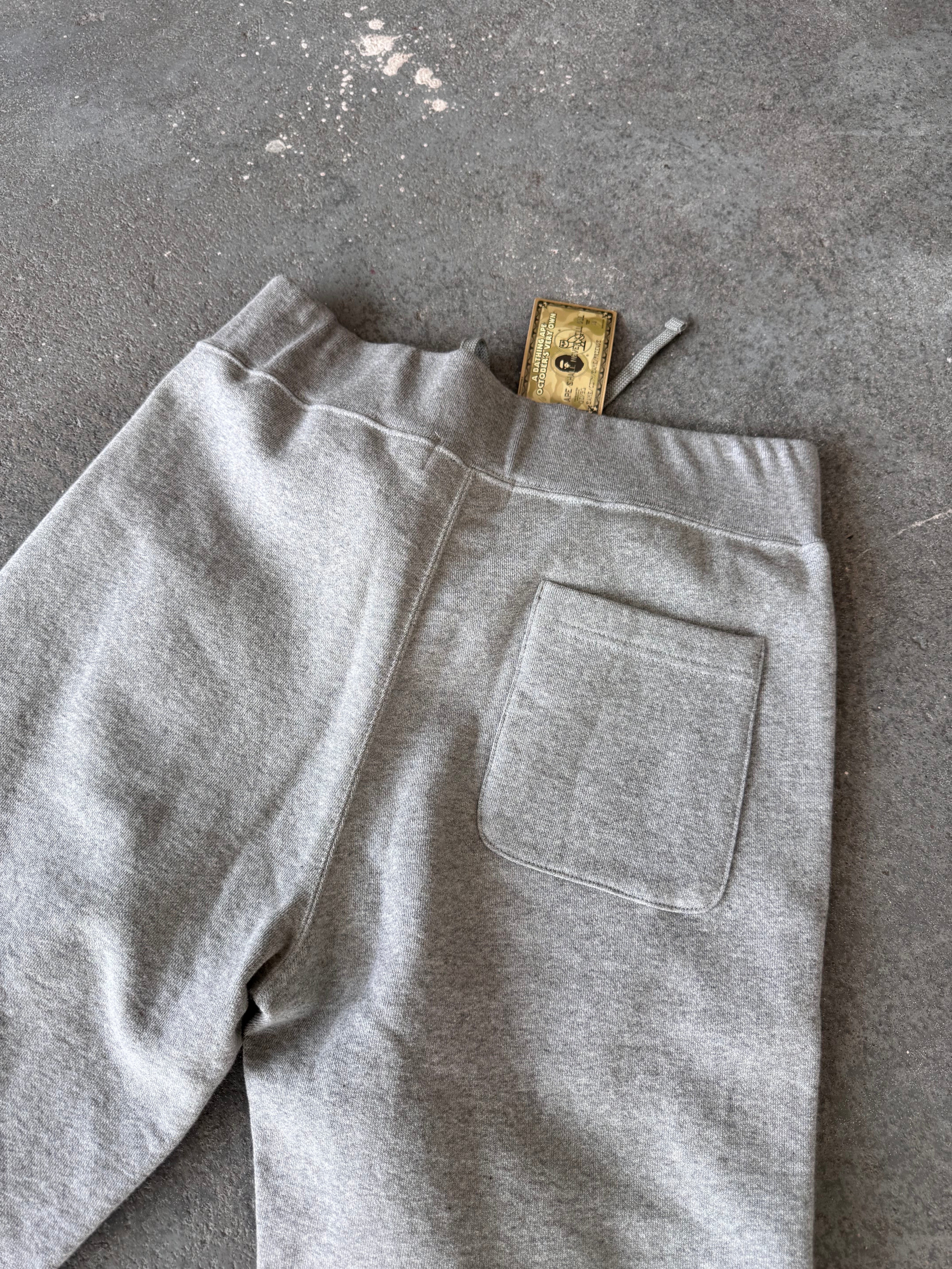 Bape/OVO grey Sweatpants -Sz L