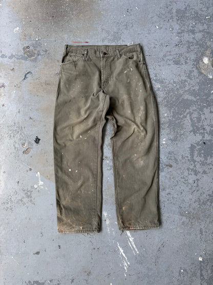 Dickies Olive Carpenter Pants - Sz 34x30