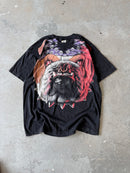 90s Liquid Blue BullDog tee- Sz XL
