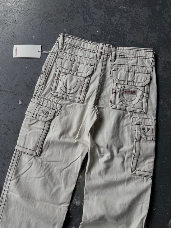 New true religion beige cargo pants - Sz 26