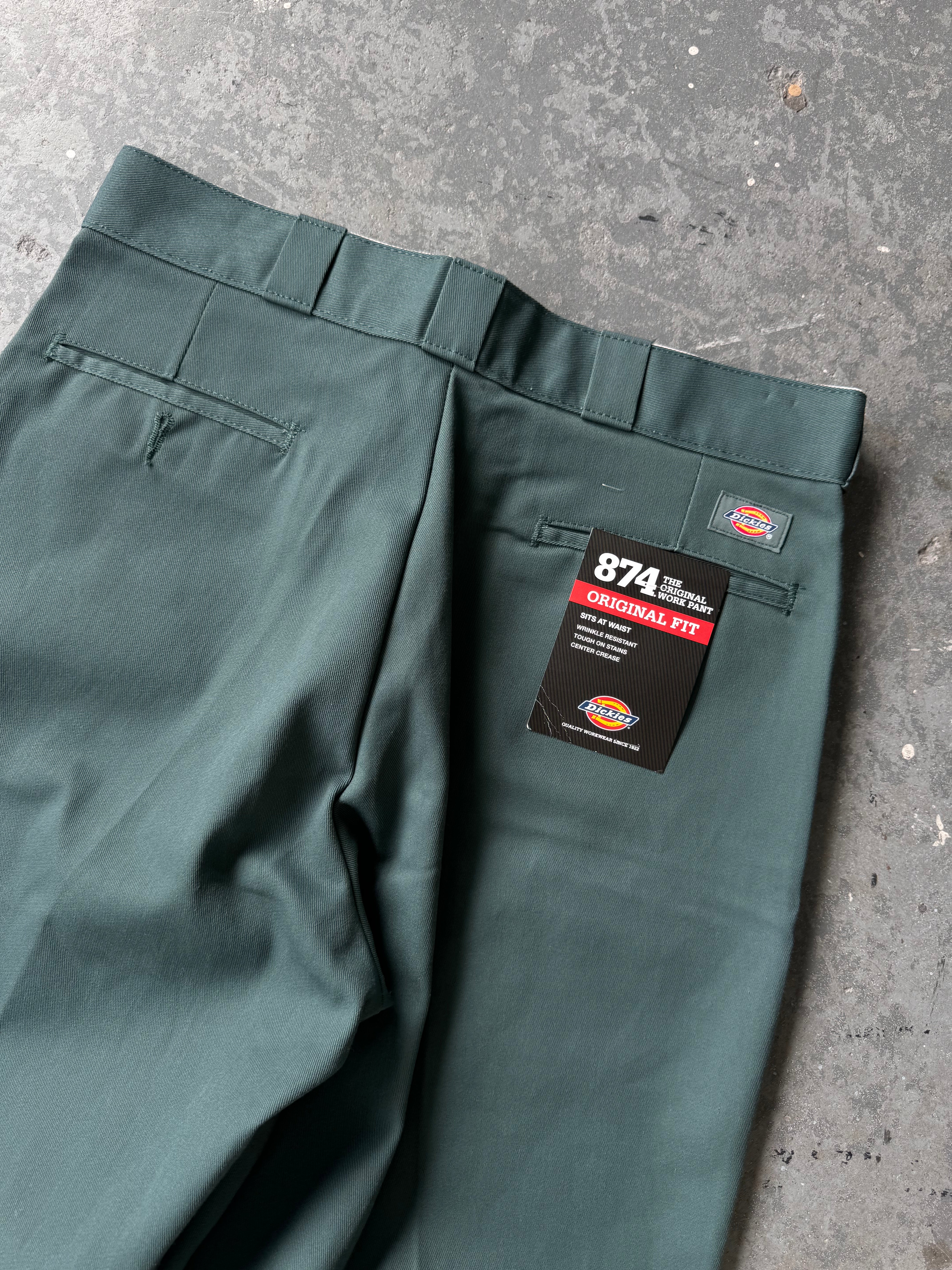 New Dickies 874 original fit Dark Green - Sz 36x32