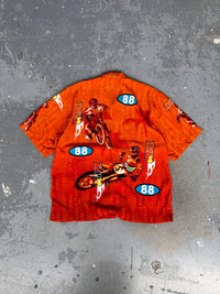 Y2K J/E/T Streetwear Motocross Shirt - Sz L