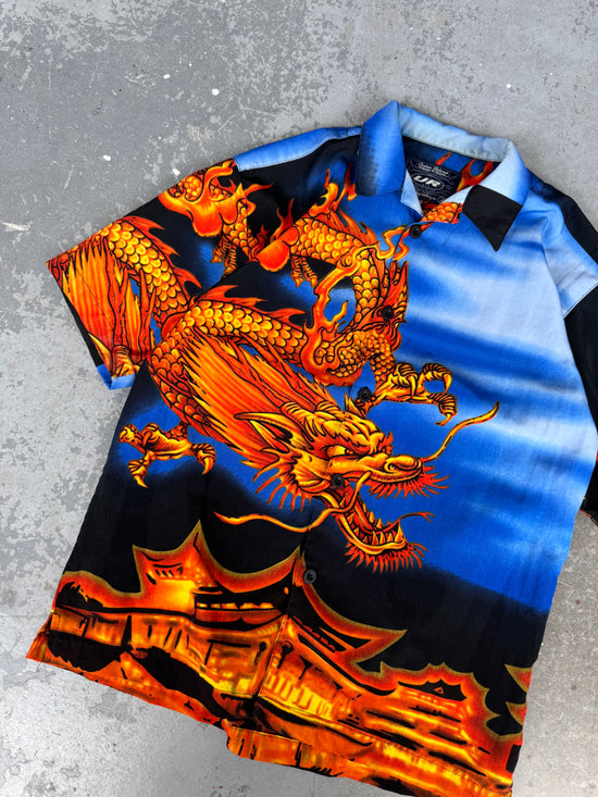 Y2K UR Dragon shirt - Sz L