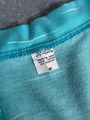 Y2K Turquoise palm beach Shirt - Sz M