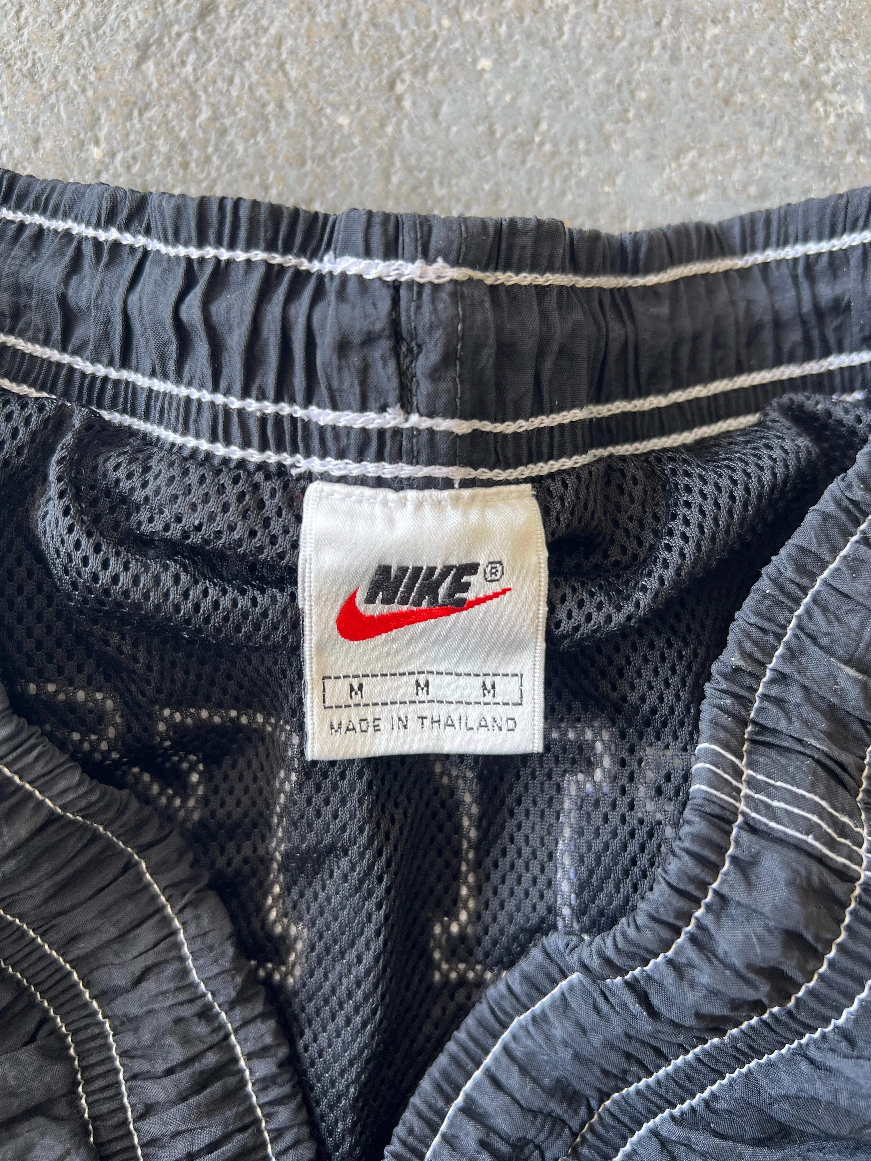 90s Nike Back logo Black Trunk Short - Sz M