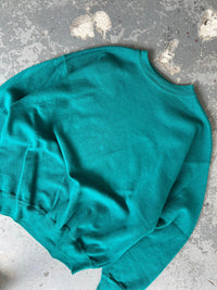 90s Green Blank Tultex Crewneck - Sz XL